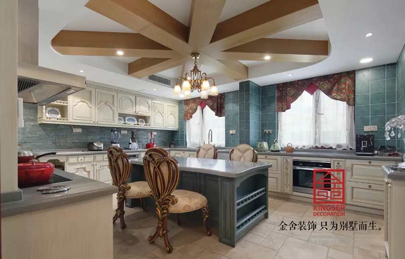 國賓壹號(hào)裝修實(shí)景-美式風(fēng)格-餐廳