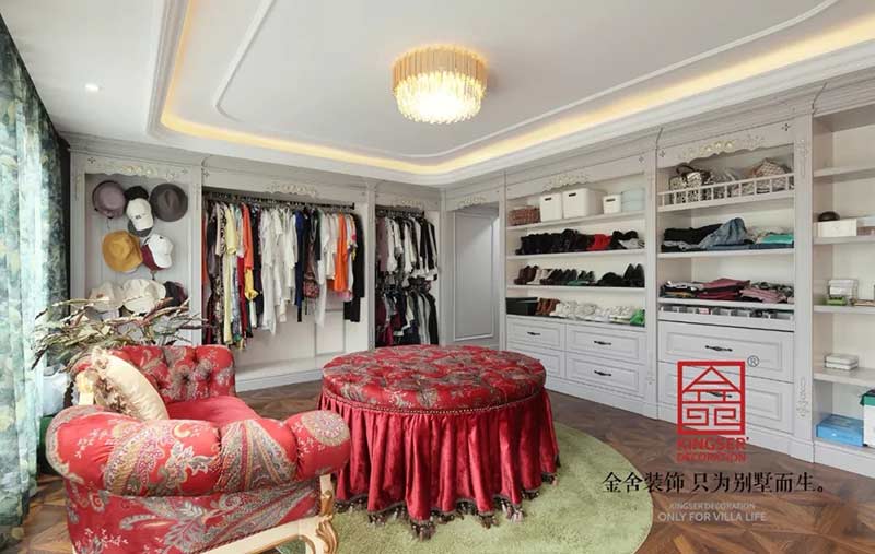 國賓壹號(hào)裝修實(shí)景-美式風(fēng)格-衣帽間