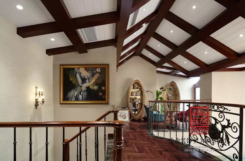 國賓壹號280平米美式風(fēng)格裝修實景