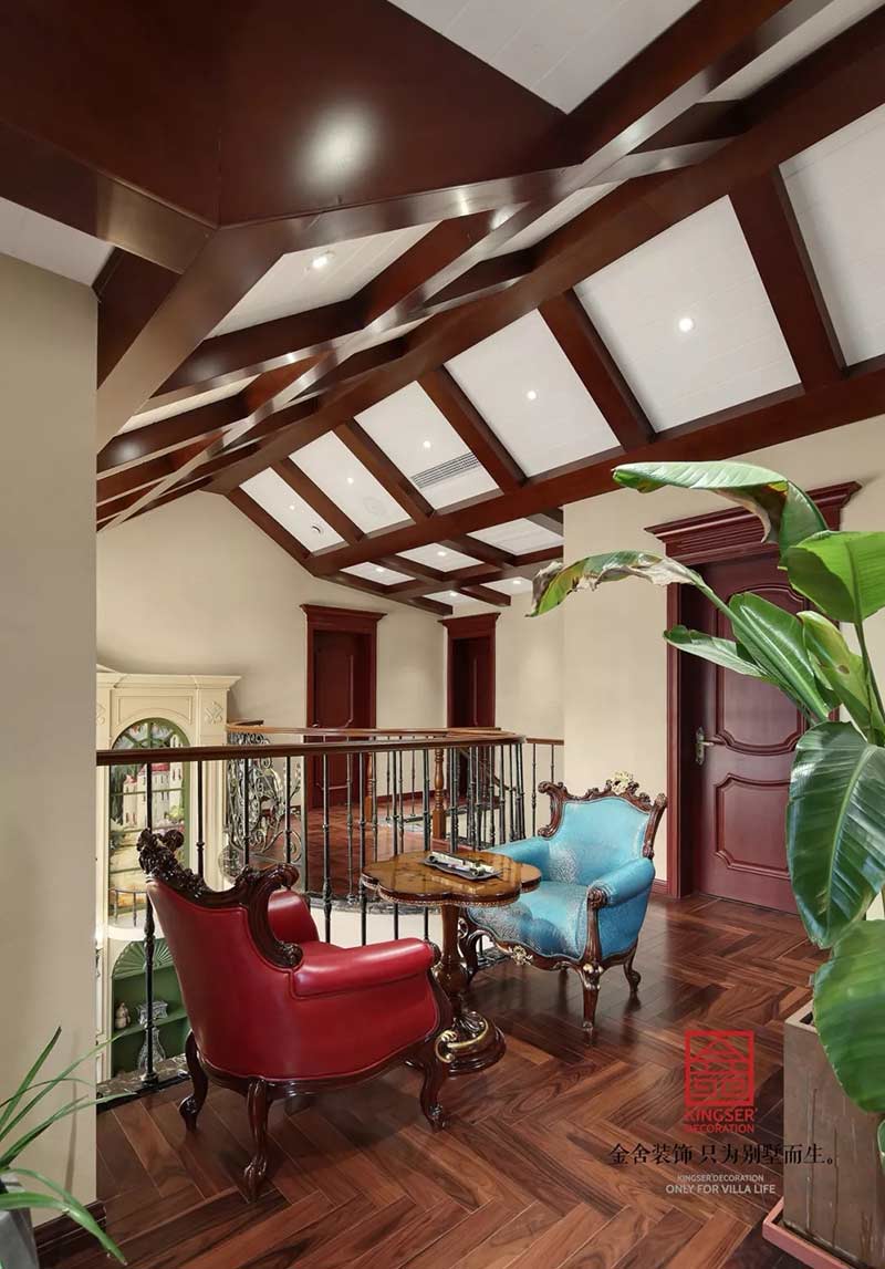 國賓壹號280平米美式風(fēng)格裝修實景