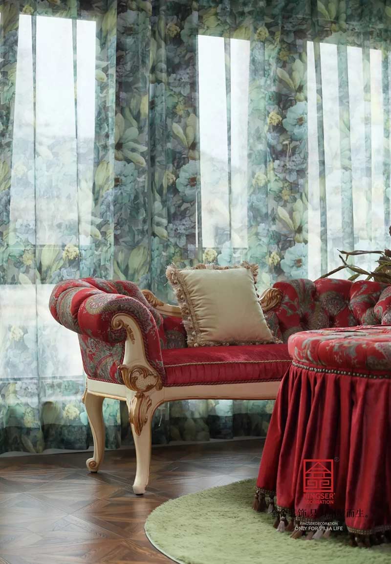 國賓壹號280平米美式風(fēng)格裝修實景