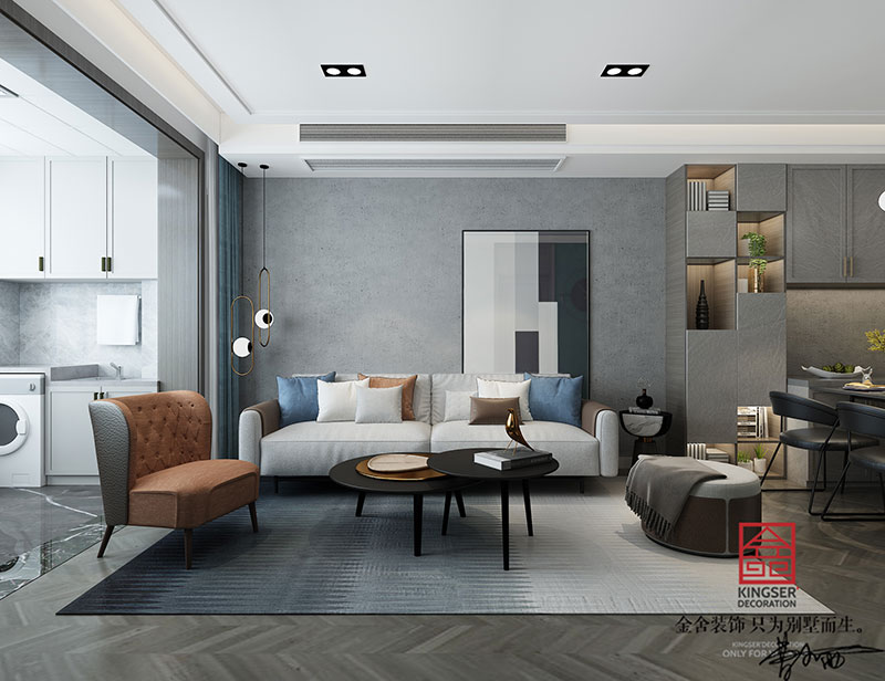 東南智匯城裝修-現代簡約-客廳