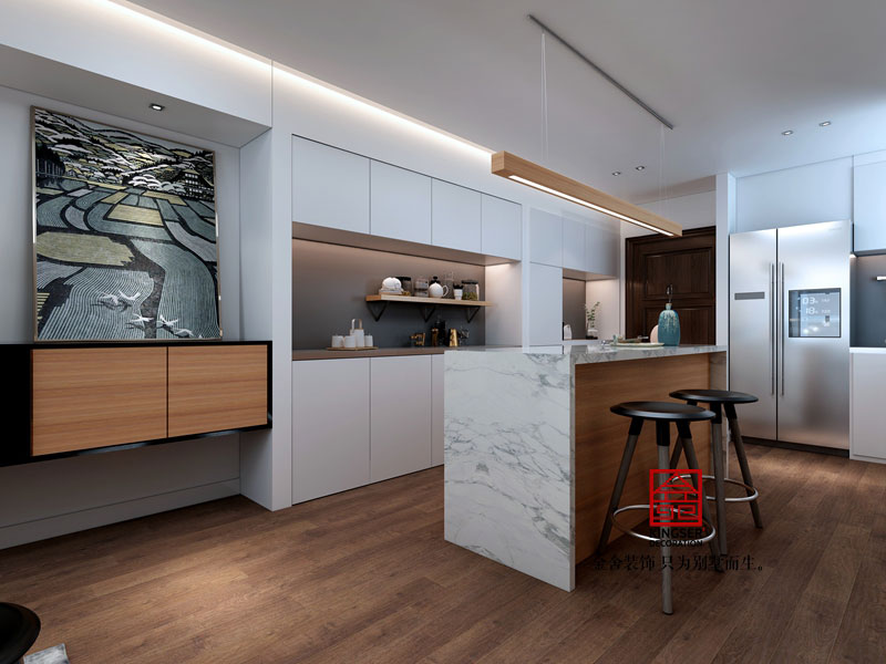 國賓壹號(hào)裝修-現(xiàn)代簡約-餐廳