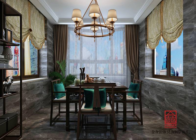 國賓壹號(hào)193平米裝修-歐式風(fēng)格-書房