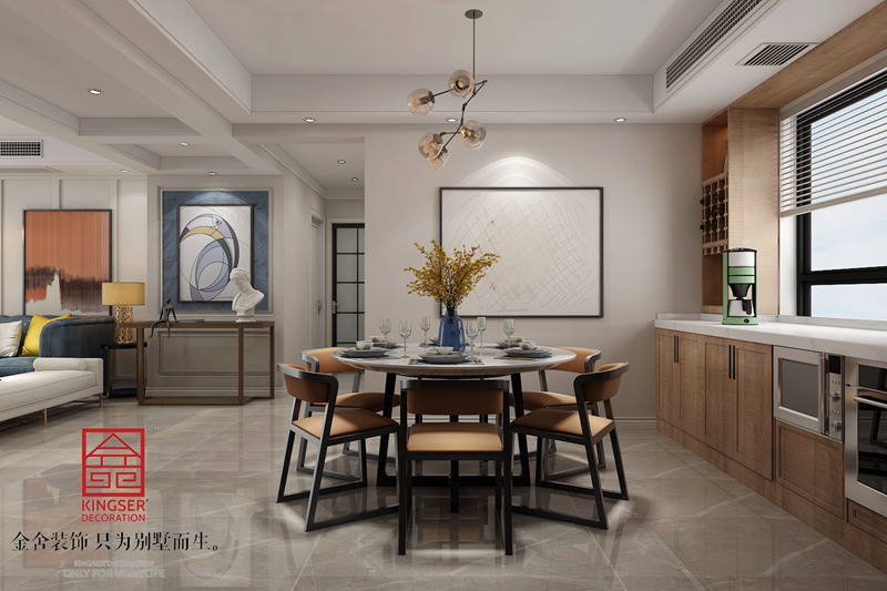 國賓壹號(hào)149平米裝修-北歐風(fēng)格-餐廳