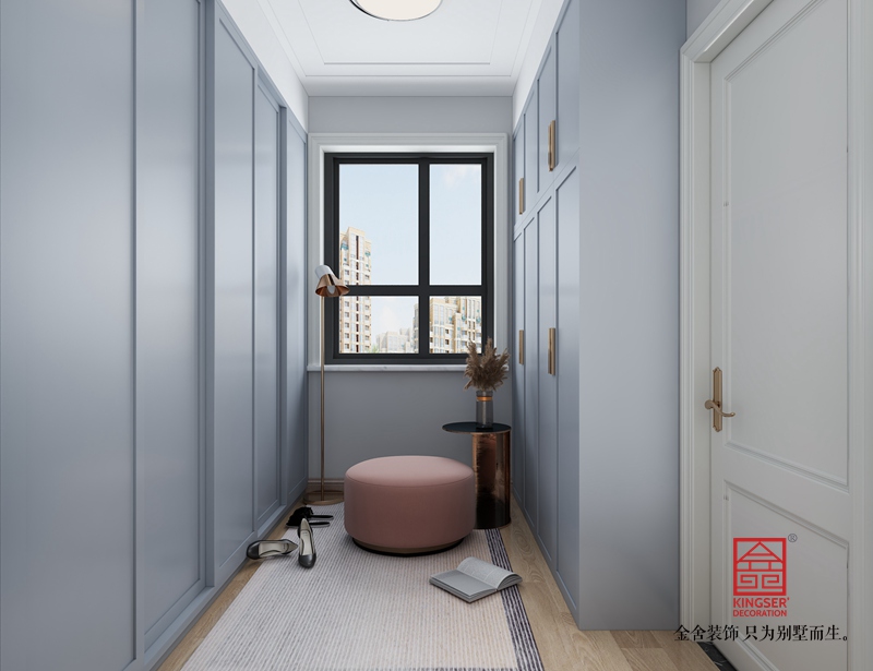 國賓壹號(hào)116平米裝修-北歐風(fēng)格-衣帽間