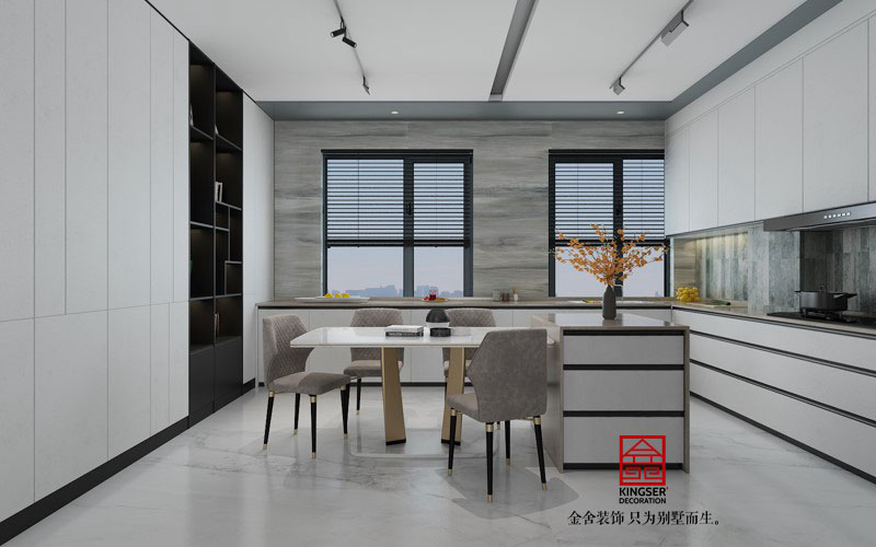 石家莊融創(chuàng)中心217平現(xiàn)代簡約風(fēng)格裝修設(shè)計