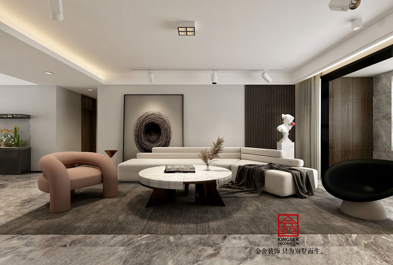 東南智匯城170㎡現(xiàn)代簡約風格裝修設(shè)計