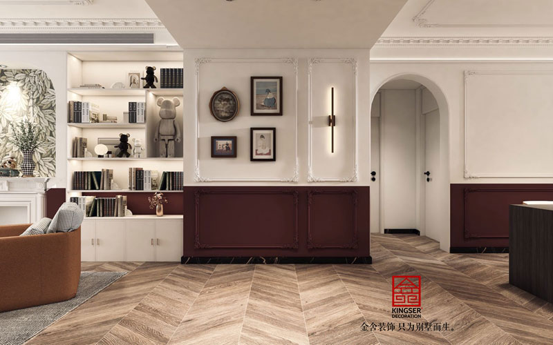 融創(chuàng)中心復古風格裝修-玄關(guān)