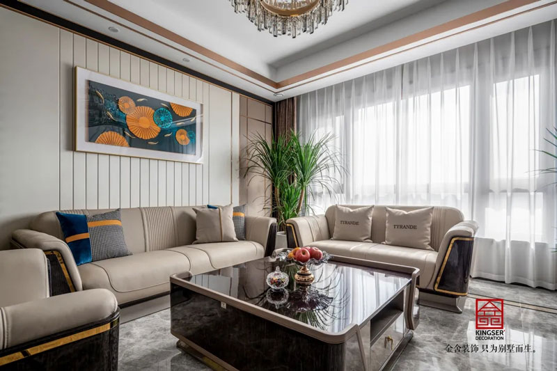 國赫天著港式輕奢風(fēng)格實景圖