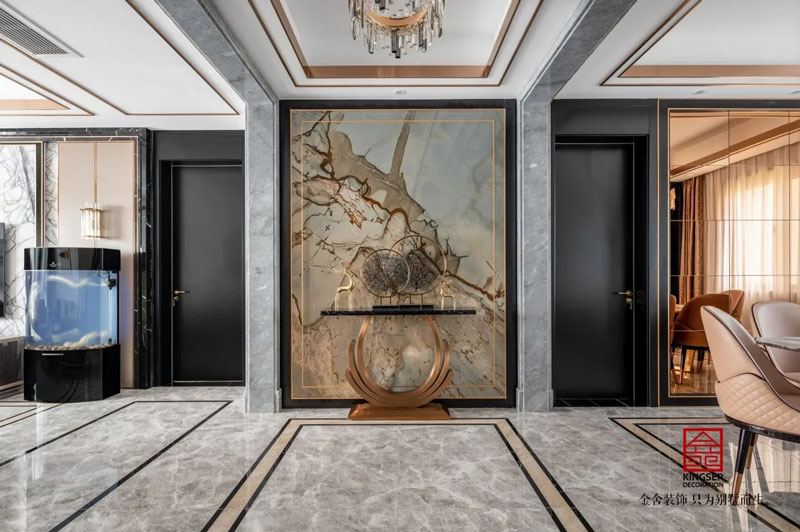 國赫天著港式輕奢風(fēng)格實景圖