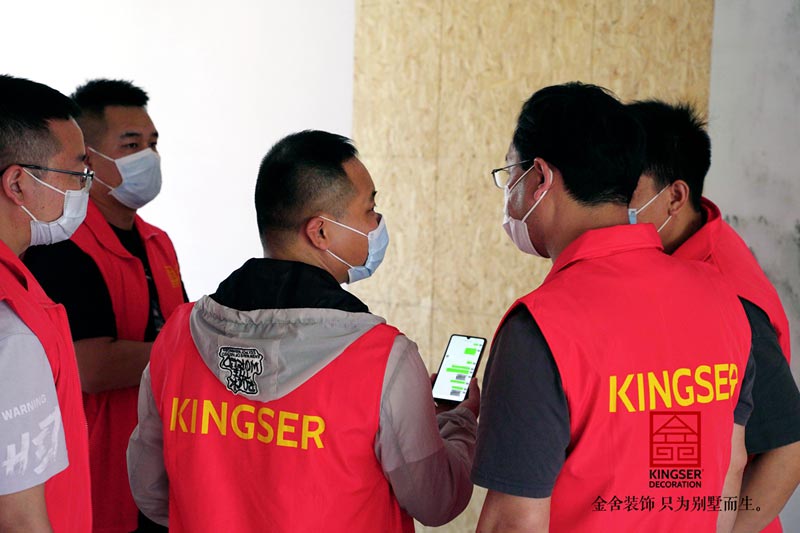 金舍裝飾董事長關注工程監(jiān)督巡檢月