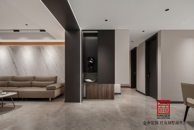 東南智匯城現(xiàn)代風(fēng)格玄關(guān)實景圖