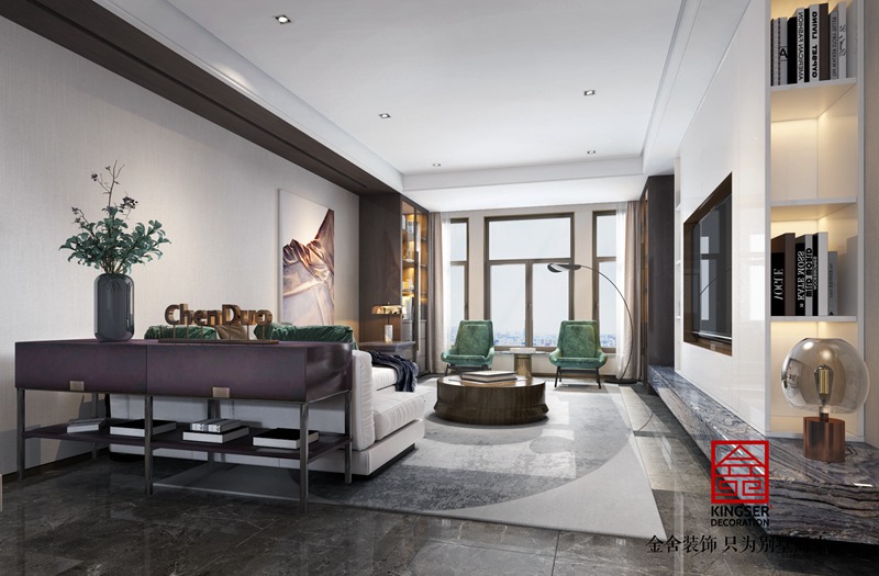 平山自建住宅現(xiàn)代風格裝修效果圖