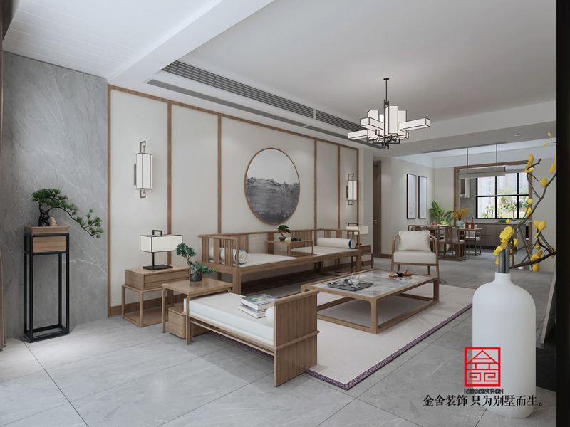 匠心獨(dú)具，別墅中式裝修效果圖展示