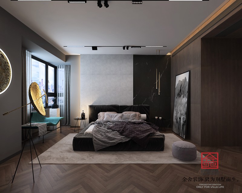 榮盛華府190㎡臺式簡約風(fēng)格裝修設(shè)計(jì)