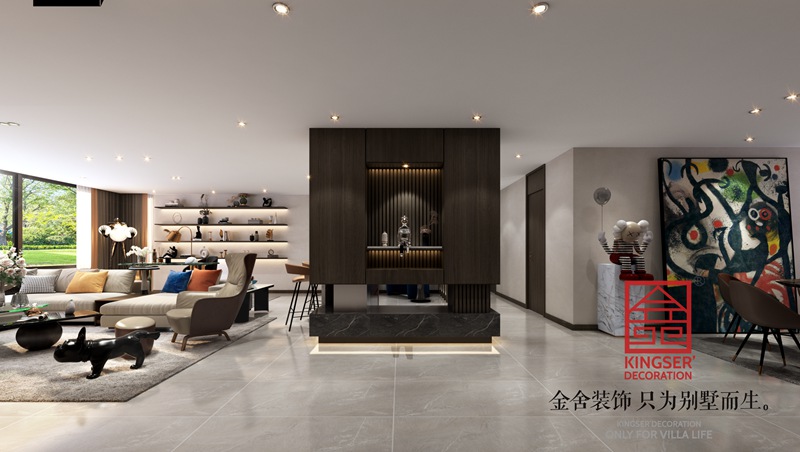 德賢公館現(xiàn)代風(fēng)格入戶裝修設(shè)計