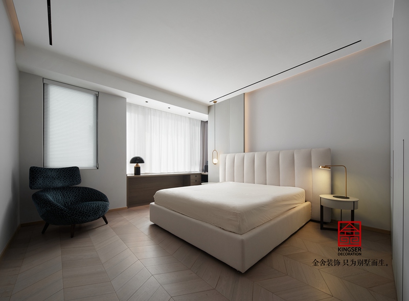 榮盛華府205㎡現(xiàn)代風格裝修完工實景圖