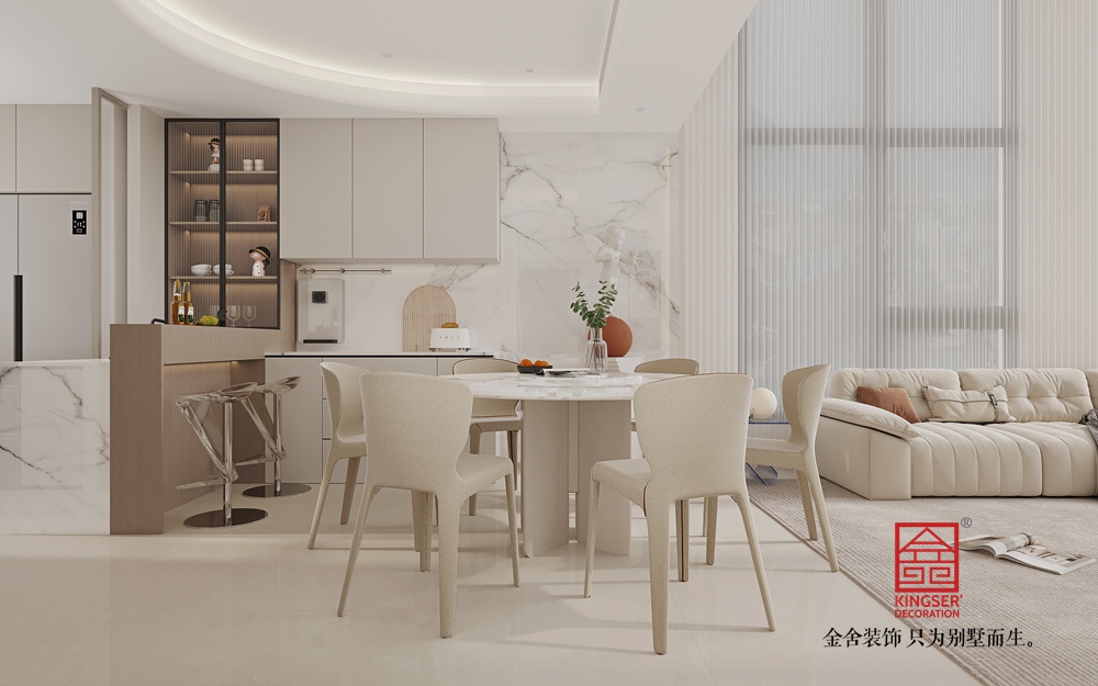 瑞凝府185平米意式風(fēng)格裝修-餐廳